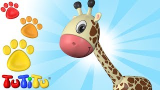 TuTiTu Animais 🦒 Girafa 🌻 Brincando e Aprendendo com Brinquedos 😍 [upl. by Porter]