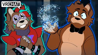 Freddy Fazbear Teaches Frankie MAGIC In VRChat [upl. by Oidiple]