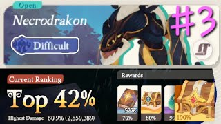 AFK Journey Dream Realm Necrodrakon Difficult Top 42 F2P [upl. by Lowney]