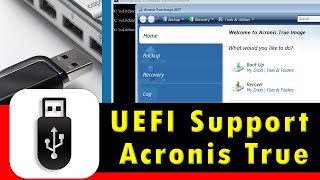 How to create UEFI Support bootable USB Acronis True image iso [upl. by Aimehs]