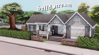 decorating mauves family home  the sims 4  build stream part 2 [upl. by Alys]