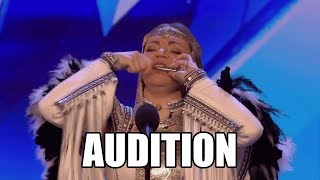 Olena Uutai Britains Got Talent 2018 Audition｜GTF [upl. by Mersey]