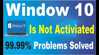 Windows 10 is not activatedwindow 10 ko activate kaise karewindows 10 activation free problem wdw [upl. by Ydisahc906]