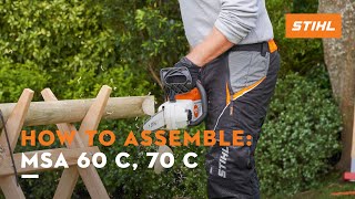 How to Assemble MSA 60 C 70 C  STIHL Tutorial [upl. by Mischa]