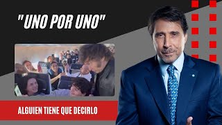 Eduardo Feinmann filtró el contundente gesto de Javier Milei en el vuelo de regreso a Argentina [upl. by Aehtna]