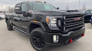 The 82000 Fully Loaded 2020 GMC Sierra 3500HD AT4 Duramax Review [upl. by Lyrem]