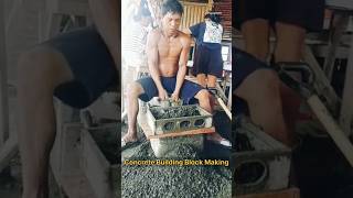 How to Make Concrete Building Blocks by Hand – Simple amp Easy 🧱👷‍♂️ConcreteBlocks BuildingBlocks [upl. by Britton]