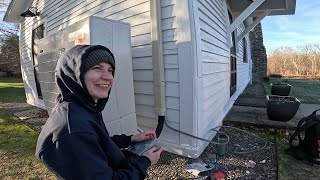 Installing a heat pump disconnect [upl. by Sidonia]