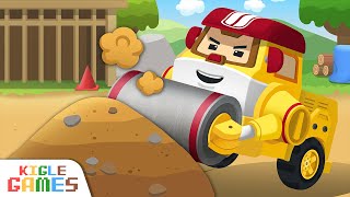 Heavy equipment  Robocar Poli Job Play  Poli Game  Robocar Poli  KIGLE GAMES [upl. by Ogeid]