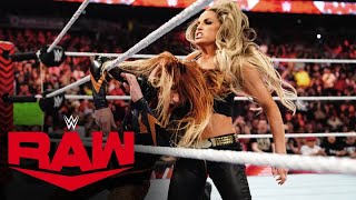 Trish Stratus’ shocking betrayal Raw highlights April 17 2023 [upl. by Aihsenet]