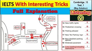 Cambridge 13 Test 1 Listening Map Solution [upl. by Adrian]