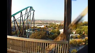 Freefall Satellite Tower 2002 OnRide POV  Six Flags Magic Mountain [upl. by Cora408]