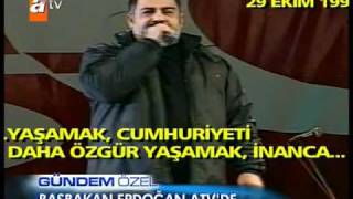 Ahmet Kayanın Erdoğanı Ağlatan Konuşması Cumhuriyet Konseri 1998 [upl. by Evol]