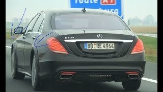 4K  Mercedes SClass for 2020  Test Mule spotted on Dutch Highway [upl. by Diao]