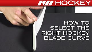 How to Select the Right Hockey Blade Curve [upl. by Faxun589]