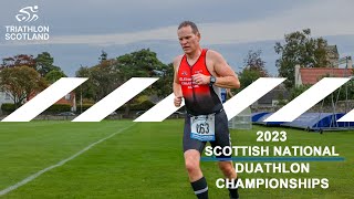 HIGHLIGHTS 2023 Scottish National Duathlon Championships [upl. by Ronyam]