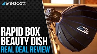 Real Deal Review  Rapid Box Beauty Dish Designed by Joel Grimes [upl. by Shaefer869]