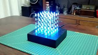 Cubo de leds 5x5x5  Arduino [upl. by Keller280]