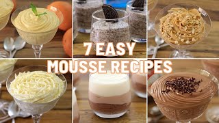 7 Easy Mousse Recipes [upl. by Lorien748]