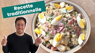 Salade piémontaise maison  La VRAIE recette traditionnelle [upl. by Suoinuj]