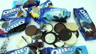 MEGA OREO UNWRAPPING BEST OREOS EVER HOW MANY OREO HAVE YOU TRIED SNACK UNWRAPPING [upl. by Ailegnave]