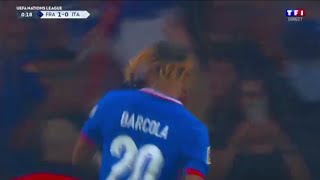 Bradley Barcola Goal in just 14 seconds France vs Italy 13 All Goals and Extended Highlights [upl. by Valonia686]