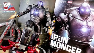 ZD Toys Iron Monger 110 scale action figure Unboxing and Review by Ralph CifraMarvel [upl. by Gothurd]