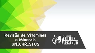 Revisão de Vitaminas e Minerais UNICHRISTUS [upl. by Lewan990]