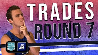 My Round 7 NRL Fantasy Trades Analysis [upl. by Schoenburg835]