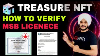 Treasure NFT How To Verify MSB Licence amp Certificates  Dont Blaim Seniors [upl. by Felix]