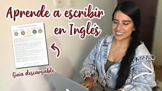 Escribir en inglés en 5 minutos Pdf descargable [upl. by Eelyam]