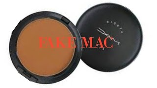 FAKE VS REAL MAC POWDER [upl. by Ahterod253]