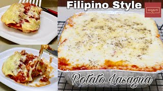 No Bake Potato Lasagna Filipino Style  KitcheNet Ph [upl. by Swaine336]