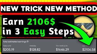 Earn 2106 From This 3 Simple Steps  Admob Earning Trick 2023  Online earning method [upl. by Nivert]