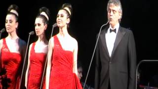 1 Andrea Bocelli  Con te Partiro Live Armenia Yerevan 22042012 [upl. by Clance334]