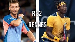 Corentin Moutet VS Eliakim Coulibaly  ATP Challenger Rennes 2023  Round of 32 [upl. by Kassandra]