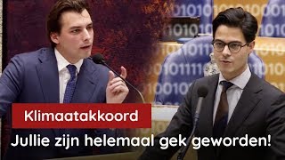 Baudet vs Jetten over klimaatakkoord 1000 miljard voor helemaal niets [upl. by Idham]