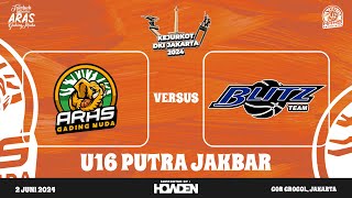 ARAS GADING MUDA JAKARTA A vs BLITZ A U16 PA GRAND FINAL KEJURKOT JAKBAR 2024 [upl. by Acihsay]