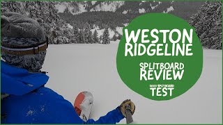 Weston Ridgeline Splitboard Review  Day in the Life Splitboarding Tips on Touring and Snow Safety [upl. by Ecirb]