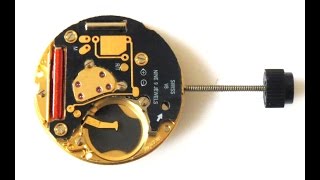 ETA Quartz Analogue Watch Movement 256111 [upl. by Rubia]