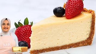 The creamiest CHEESECAKE Ive ever had Easy New York cheesecake recipe no water bath [upl. by Gurango775]