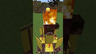 Creating Magical Stuff vs Destroying Emoji Reaction meme minecraft shorts [upl. by Naihs]