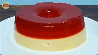 POSTRE COM 2 INGREDIENTES Cocina con Jenny [upl. by Ainerbas522]