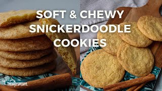 Soft amp Chewy Snickerdoodle Cookies [upl. by Mcwherter467]