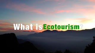 What is Ecotourism [upl. by Kcirreg298]