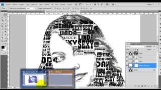 Photoshop Retrato con Texto de Relleno [upl. by Artnoed]