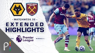 West Ham United v Wolves  PREMIER LEAGUE HIGHLIGHTS  462024  NBC Sports [upl. by Kass]