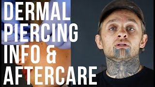 Dermal Piercing Info amp Aftercare  UrbanBodyJewelrycom [upl. by Neirrad343]