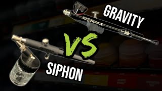 Gravity Feed vs Siphon Feed Airbrushes [upl. by Hewes48]