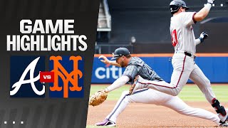 Braves vs Mets Game Highlights 72724  MLB Highlights [upl. by Holli]